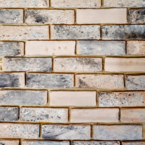 Tiles "Old Brick". Beige+shades.. 1 box-100 tiles. Lightweight gypsum eco-tiles. Ready to use (1)